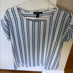 Blue and White T shirt